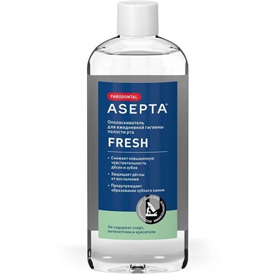Ополаскиватель Асепта parodontal Fresh, 250 мл