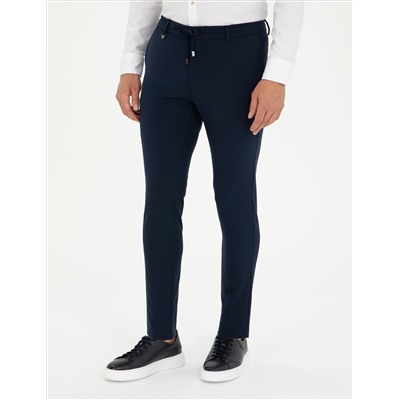 Navy Blue Classic Classic Jogger Pants