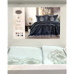 Комплект Карвен TENDA евро 3 пр (220*240 / 50*70)  Y855 mint/ментоловый (акция)