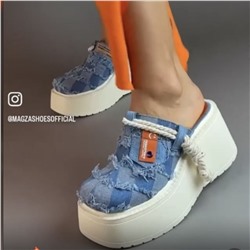 Джинсовые босоножки