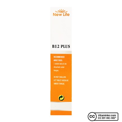 New Life B12 Plus 60 Подъязычная таблетка