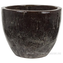 Кашпо Nobilis Marco "Onyx Round" (керамика), D28хН23 см