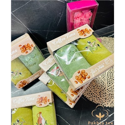 Кухонные полотенца в коробке (2 шт) 30.01.