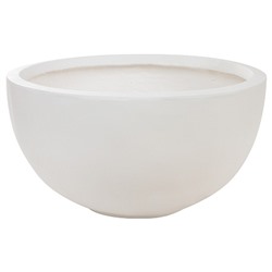 Кашпо Nobilis Marco "Stone white Round" (файберглас), D61хH30,5 см