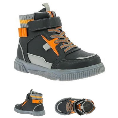 Ботинки  Kenka 822-17 grey/oran
