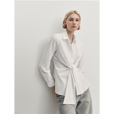 Camisa popelín lazada