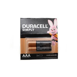 Батарейка Duracell LR03 BL-12 2х6 /уп.20/120/ мизинчиковая