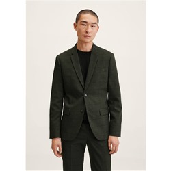 Americana traje super slim fit cuadros -  Hombre | MANGO OUTLET España