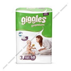 Подгузники детские (4-9кг) 68шт "Giggles" (1)