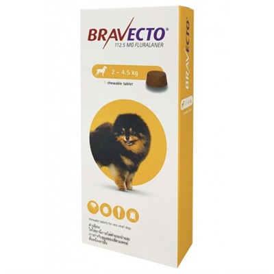 Bravecto 112.5mg (2 - 4,5 кг)