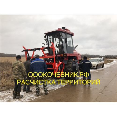 Услуги/Аренда Мульчера. Комплексная расчистка с/х полей. Валка леса. Мульчер бульдозер ООО «Кочевник