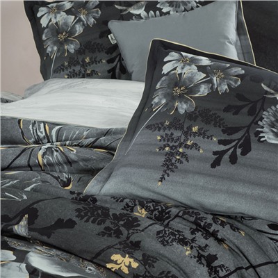 Постельное белье Sarevfancy poplin 1.5 сп. N193 LIZZIE v1/Siyah