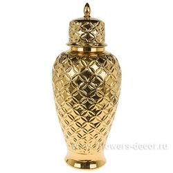 Ваза "Шинуазри Gold" (керамика), D27xH61 см