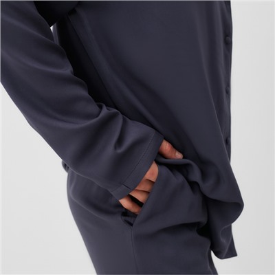 Костюм женский (рубашка, брюки) MINAKU:Casual Collection цвет графит, р-р 40
