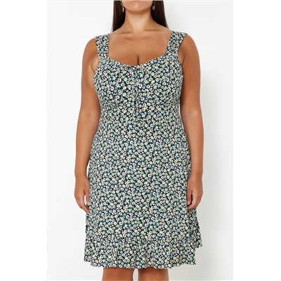 Многоцветный цветочный рисунок продан блок Volanli A-Line Mini Summer Dristing Press TBBSS24AH00127