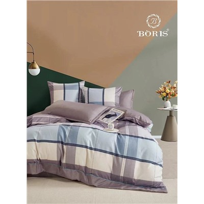 Много цветов! Комплект постельного белья Boris EGYPTIAN COTTON ⭐⭐⭐ из высококачественного материала полуторка