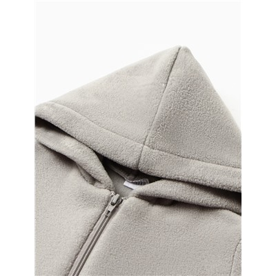 Комбинезон флисовый детский MINAKU: Fleece Soft, цвет серый, рост 122 см
