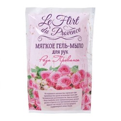 Мягкое гель-мыло для рук Le Flirt (Ле Флирт) Роза Прованса, дой-пак, 500 мл