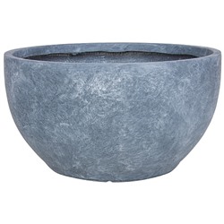 Кашпо Nobilis Marco "Stone graphite Round" (файберглас), D38хH20 см