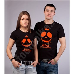 Футболка "King of Halloween" светится в УФ