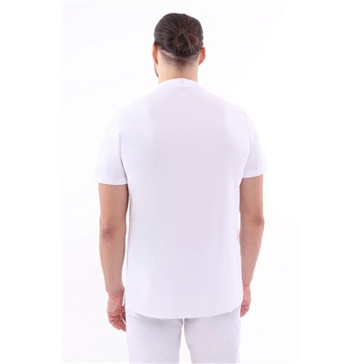 Топ медицинский мужской 6-78-05-1 / Silva 0 Crystal white