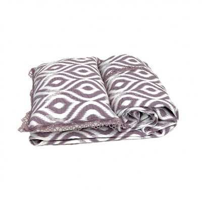 Покрывало  ZEBRA  ALL DAYS IKAT 1.5 сп (180*250)  Y870 murdum/фиолетовый (Акция)