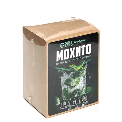 Подарочный набор для приготовления настойки «Мохито», набор специй, штоф