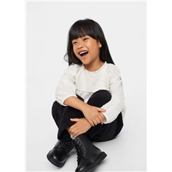 Botín cordones -  Niña | MANGO OUTLET España