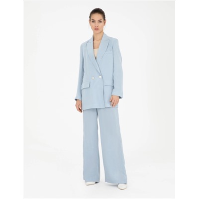 Blue Cupro ткани брюки