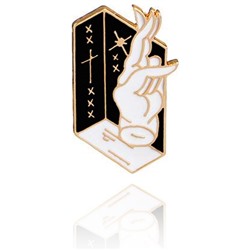 ZN058 Значок Рука, 2,5х2,5см