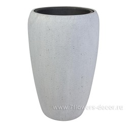 Кашпо полистоун "Pmc-gray Vase", D32хH51 см с тех.горшком