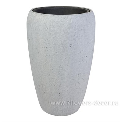 Кашпо полистоун "Pmc-gray Vase", D32хH51 см с тех.горшком