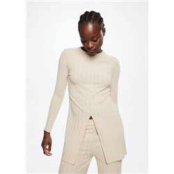 Pantalón punto acampanado -  Mujer | MANGO OUTLET España