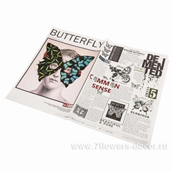 Набор дизайнерской бумаги "Butterfly" 80гр/м2, 50х70 см (10шт)