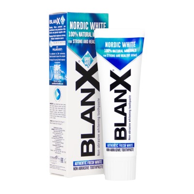 Зубная паста BlanX Nordic White, 75 мл