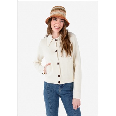 Обычная женщина Ecru Cardigan