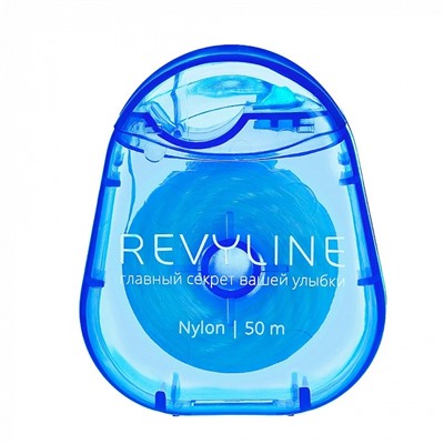 Зубная нить Revyline мята, вощеная, 50 м