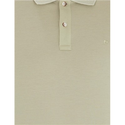 Зеленая слабая полоса Polo Yaka Mercerized T -For