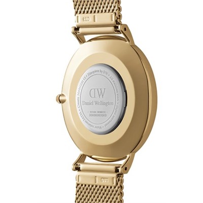 Reloj de cuarzo chapado en oro amarillo Classic Evergold