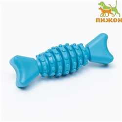 Игрушка жевательная "Конфетка", TPR, 12 см, голубая