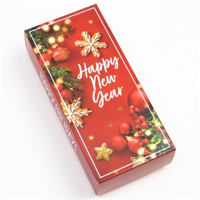 Набор новогодних женских носков KAFTAN "Happy holidays" размер 36-40 (23-25 см), 5 пар