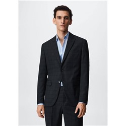 Americana traje slim fit cuadros -  Hombre | MANGO OUTLET España