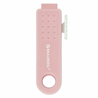 Ластики выдвижные BRAUBERG "Slider Mini", НАБОР 3 ШТУКИ, 68х12х8 мм, пастельные цвета, блистер, 271992