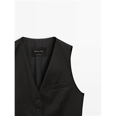 Chaleco traje corto