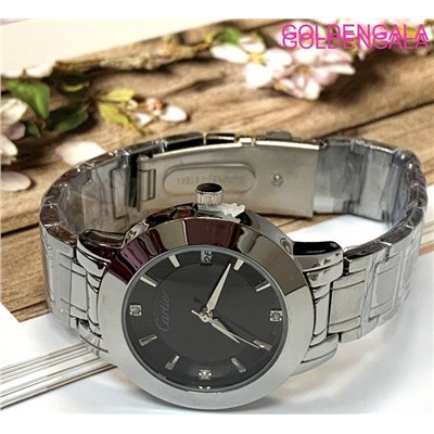 Часы женские Cartier на браслете диаметр 3,5 см Ч6