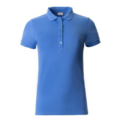 Футболка (поло) женская MINAKU REGULAR FIT: цвет васильковый, р-р 52