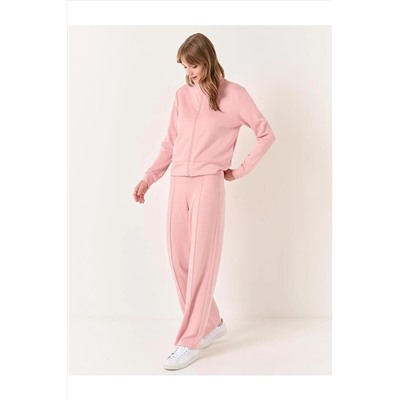 Брюки-джоггеры стандартного кроя с высокой талией Dusty Rose 23WJ010002