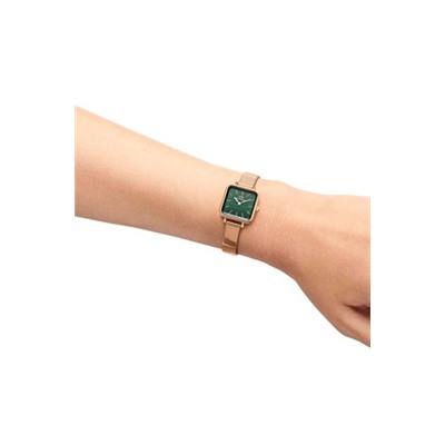 Reloj de cuarzo de acero y chapado en oro rosa Studio
