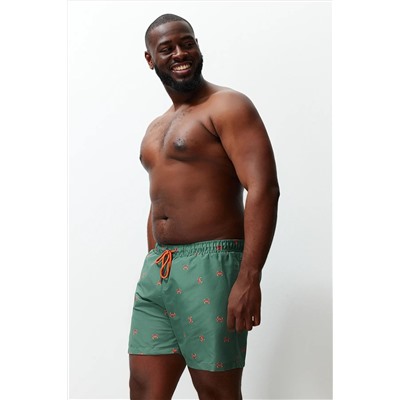 Khaki Standard Boy Cancer Printed Mea Short Tmnss24kd00006