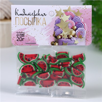 Кондитерская посыпка «Арбуз», 20 г